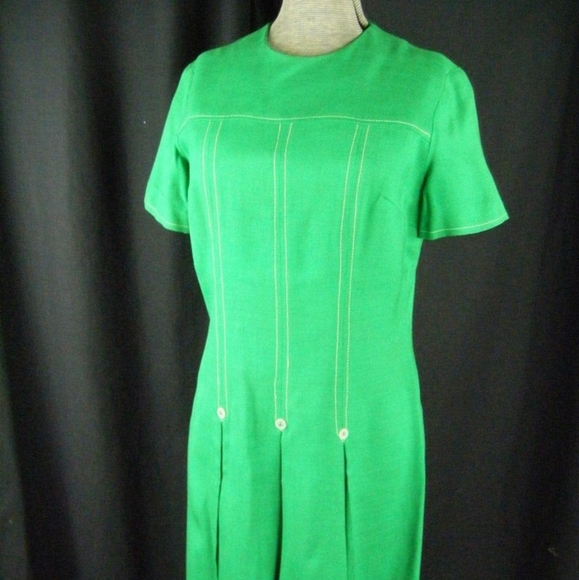 Mod 1960's Mary Quant Inspired Designer Dress - Picture 5 of 5